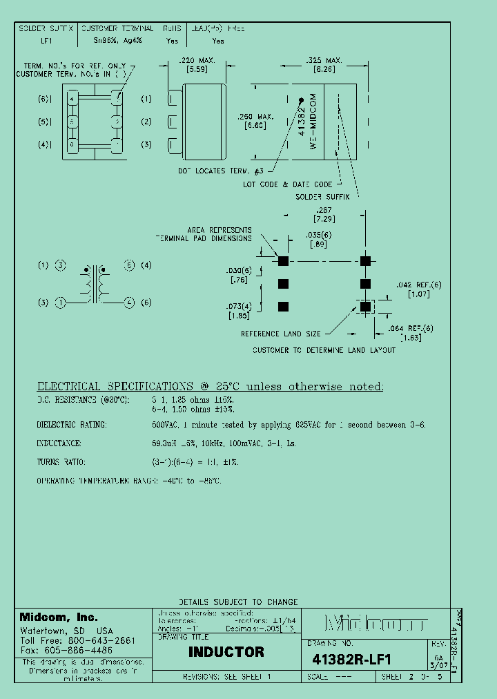 41382R-LF1_7831843.PDF Datasheet