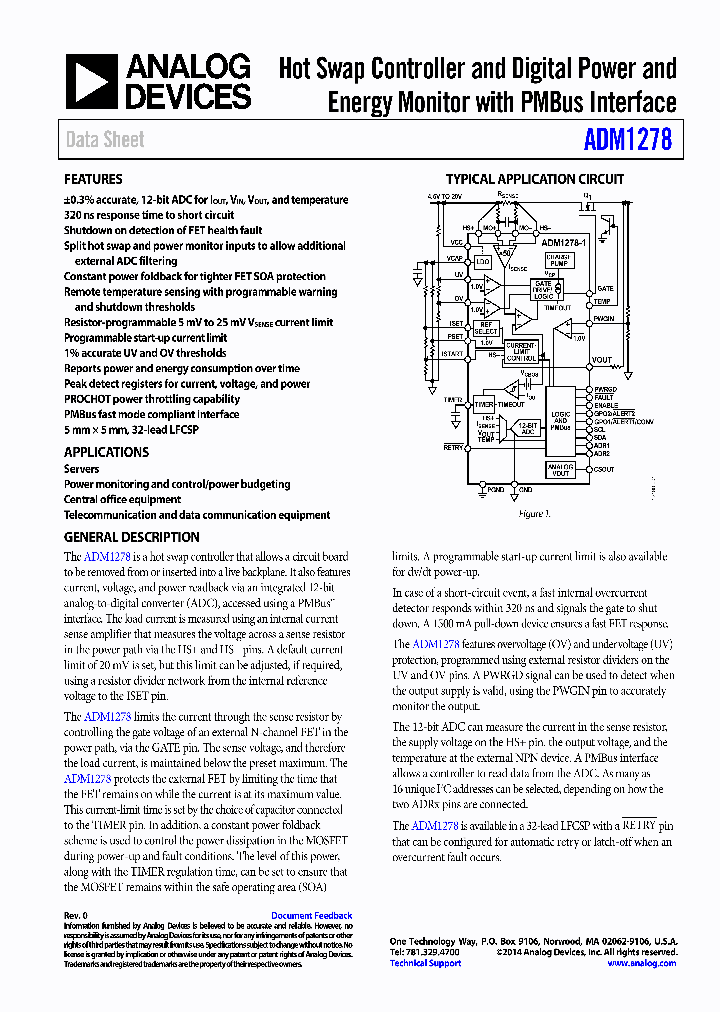 ADM1278_7837474.PDF Datasheet