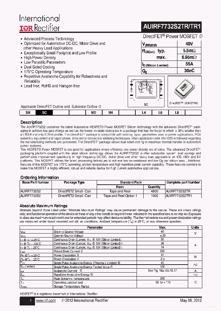 AUIRF7732S2TR1_7774866.PDF Datasheet