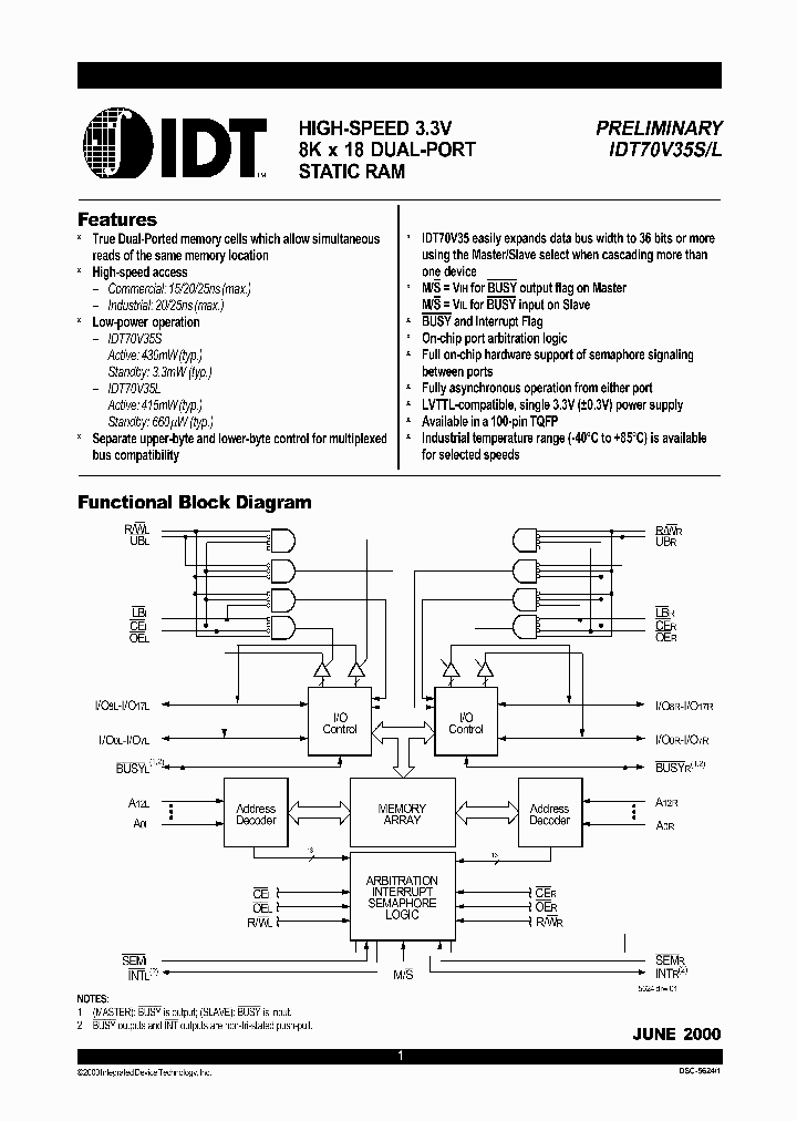 IDT70V35S25PFGI_7837266.PDF Datasheet