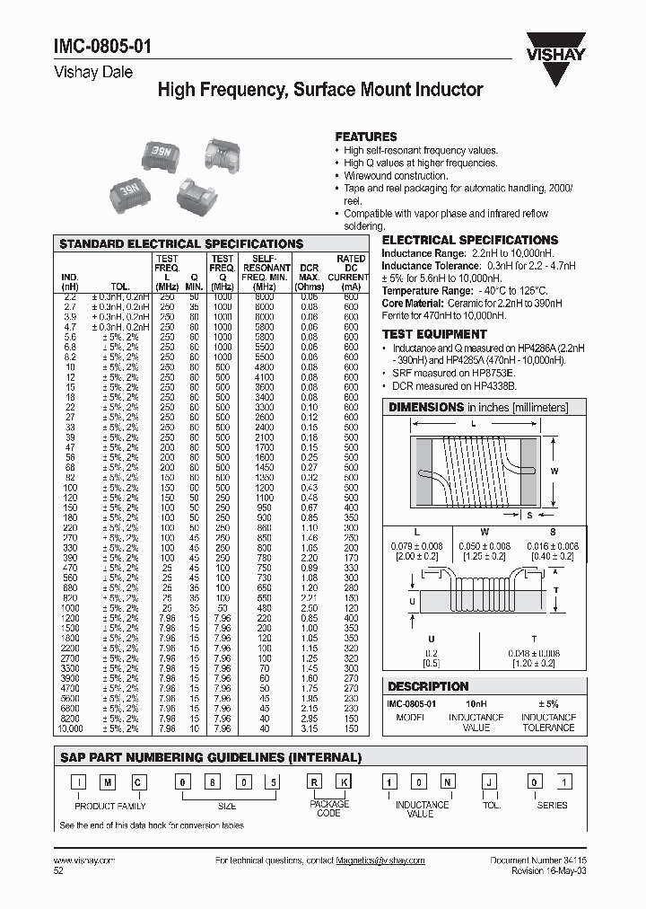 IMC0805RK100G01_7840759.PDF Datasheet