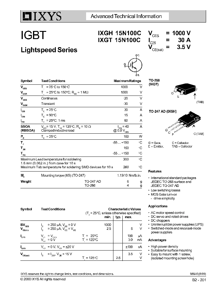 IXGT15N100C_7845916.PDF Datasheet
