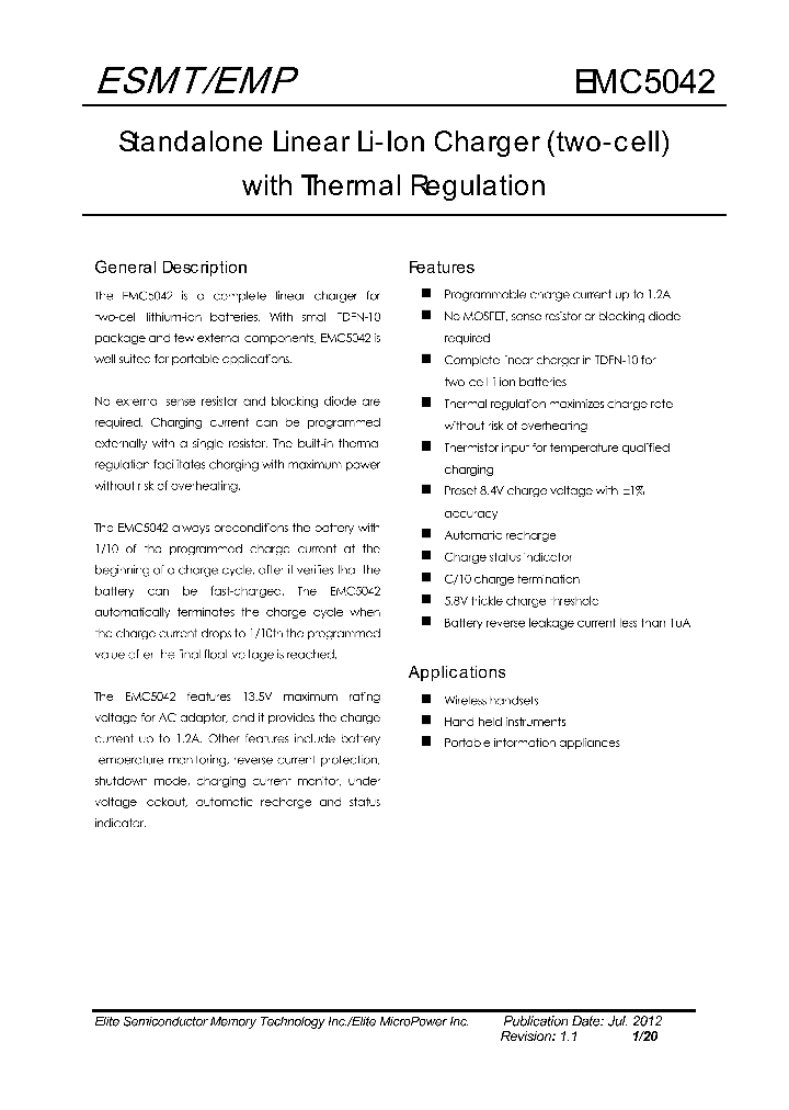 EMC5042_7776474.PDF Datasheet