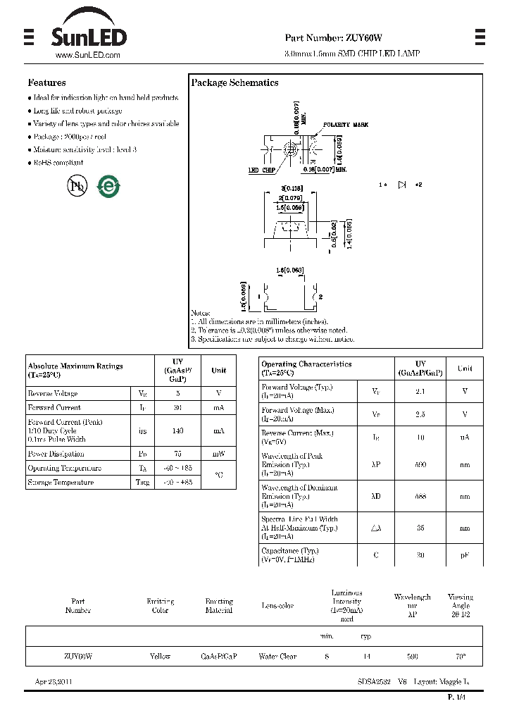 ZUY60W_7849608.PDF Datasheet