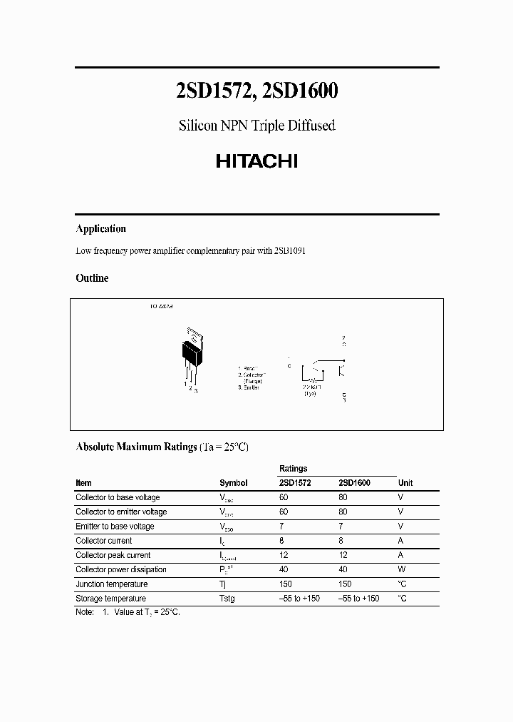 2SD1572_7844744.PDF Datasheet