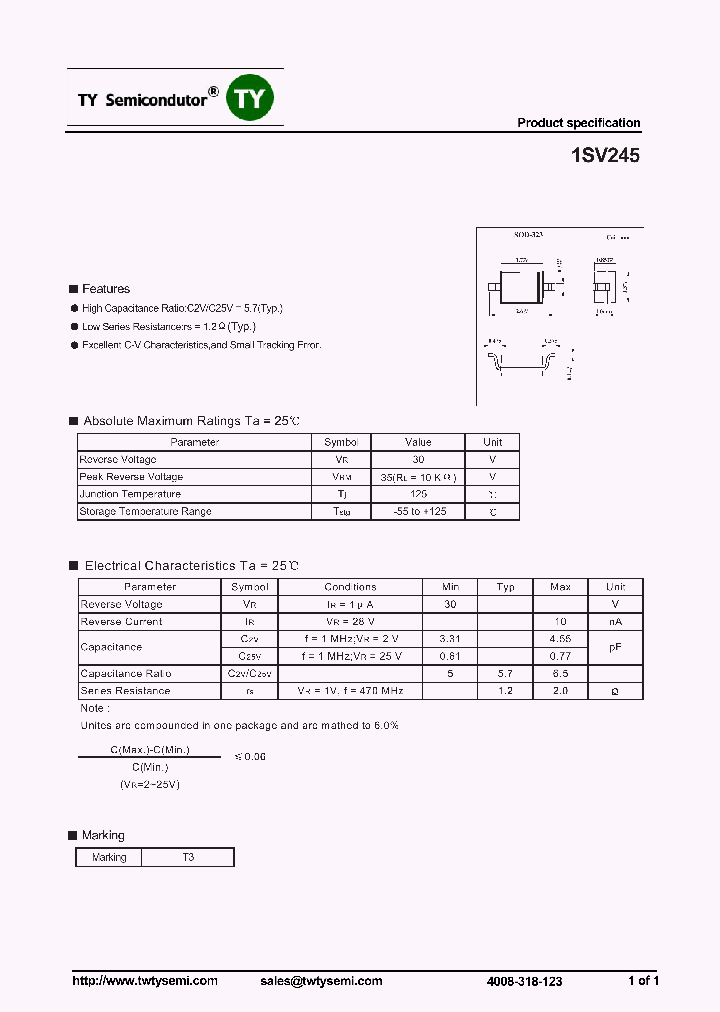 1SV245_7850532.PDF Datasheet