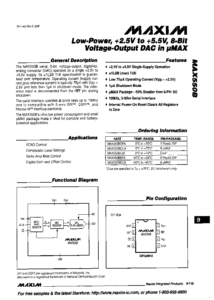 MAX550BEUA_7844606.PDF Datasheet