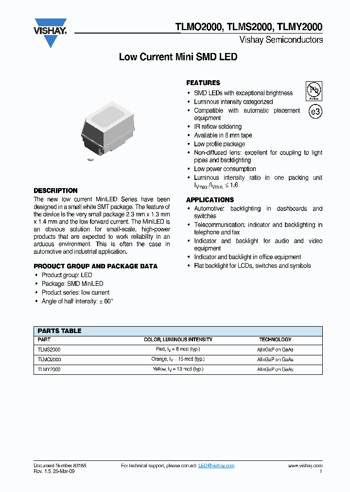 TLMS2000_7850623.PDF Datasheet