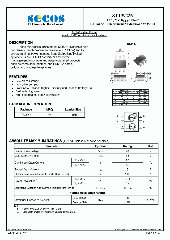 STT3922N_7874562.PDF Datasheet