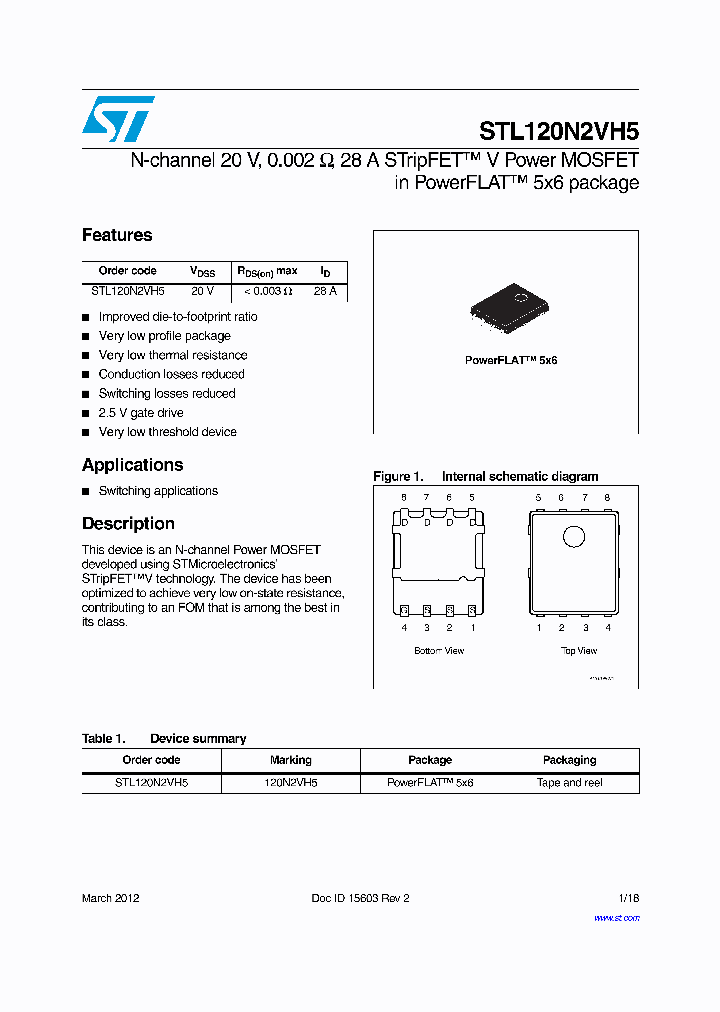 STL120N2VH5_7875215.PDF Datasheet