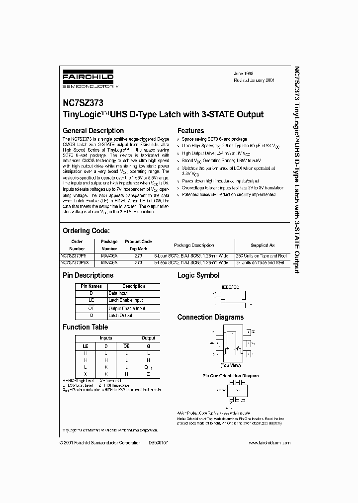 NC7SZ373P6_7855734.PDF Datasheet
