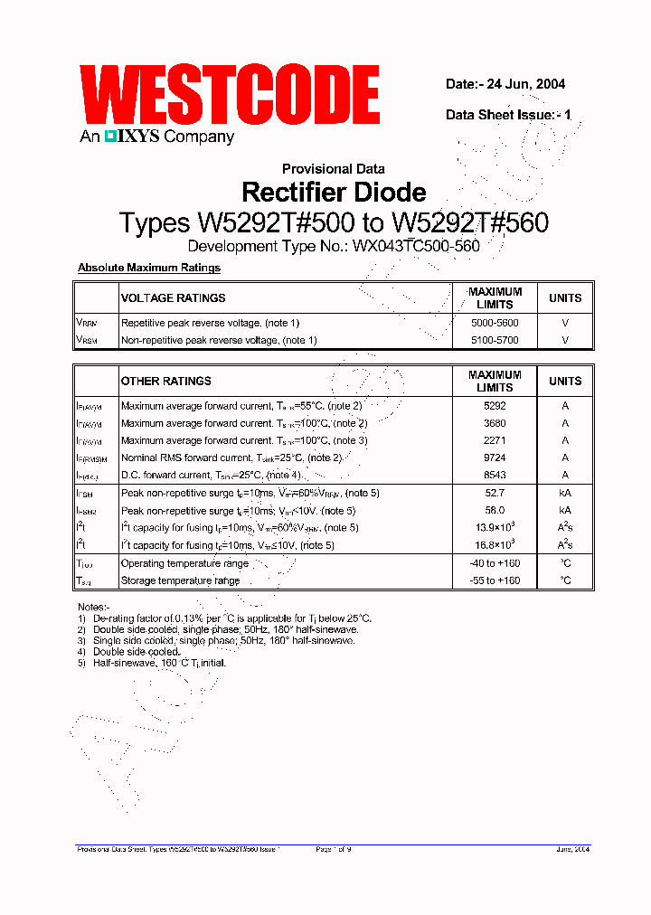 W5292TC500_7867137.PDF Datasheet