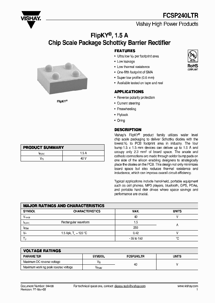 FCSP240LTR_7863093.PDF Datasheet