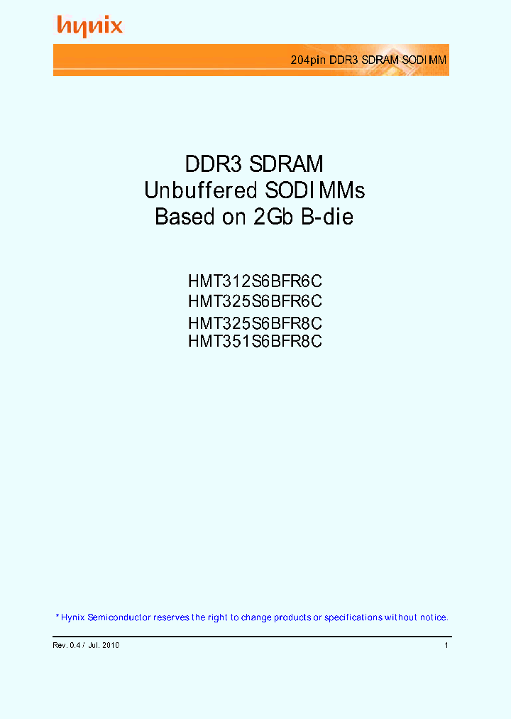 HMT325S6BFR6C-H9_7861256.PDF Datasheet