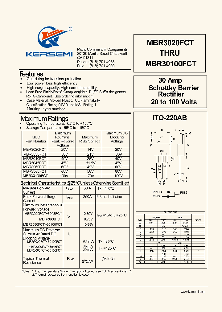 MBR3045FCT_7877082.PDF Datasheet