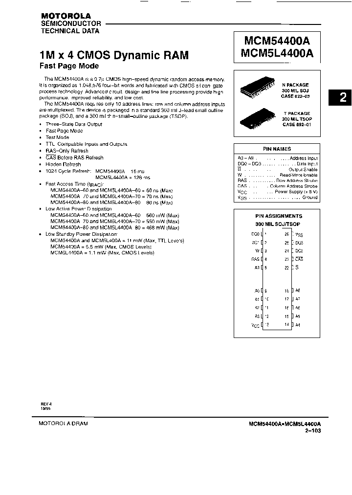 MCM54400AN80_7870233.PDF Datasheet