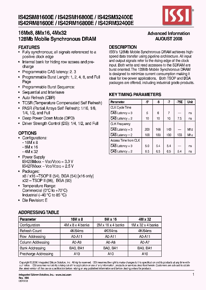 IS42SM32400E-75EBLI_7875505.PDF Datasheet