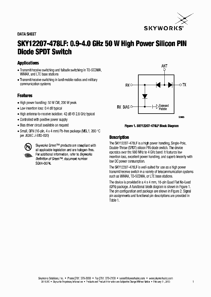 SKY12207-478LF_7877869.PDF Datasheet