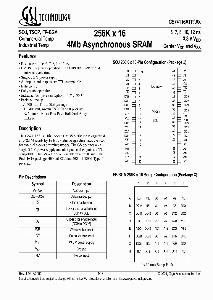 GS74116AGX-6_7877132.PDF Datasheet