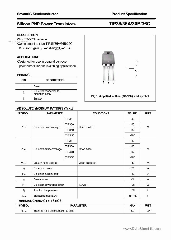 TIP36C_7778832.PDF Datasheet