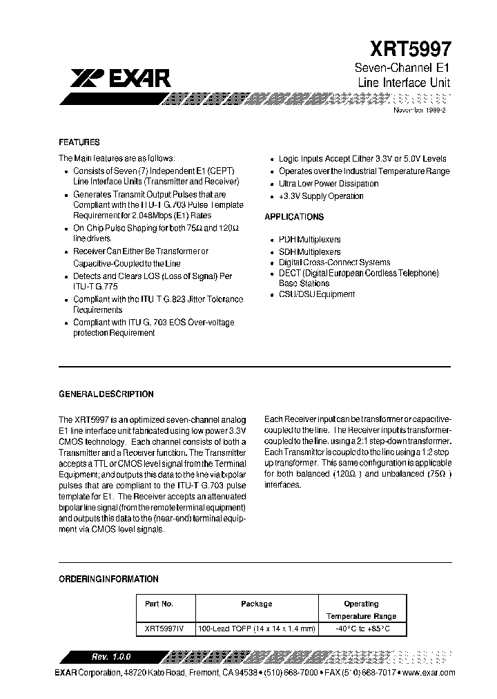 XRT5997IV_7872293.PDF Datasheet