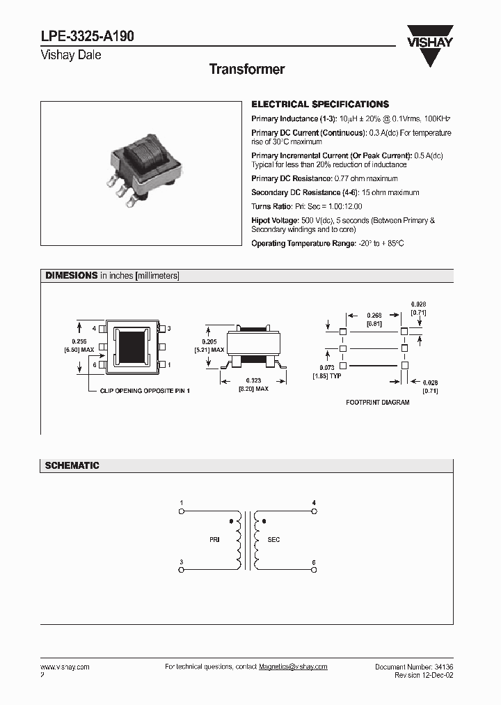 LPE-3325-A190_7873284.PDF Datasheet