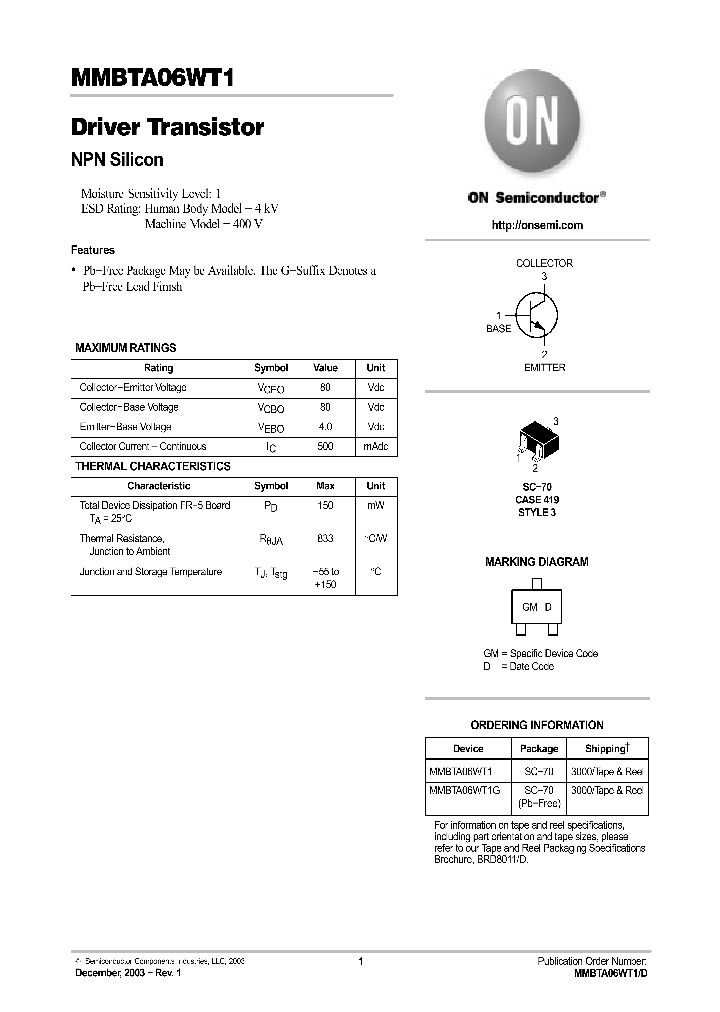 MMBTA06WT1_7878865.PDF Datasheet