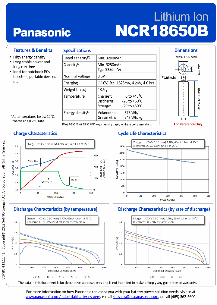 NCR18650B_7881050.PDF Datasheet