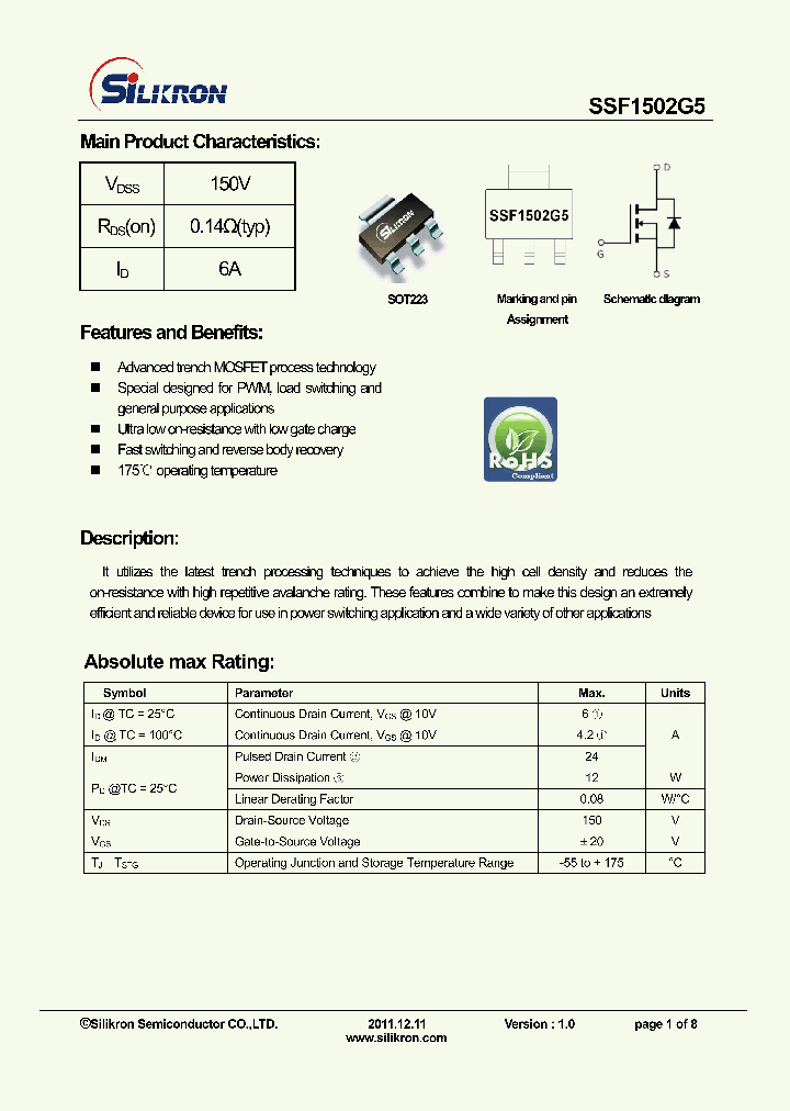 SSF1502G5_7882233.PDF Datasheet