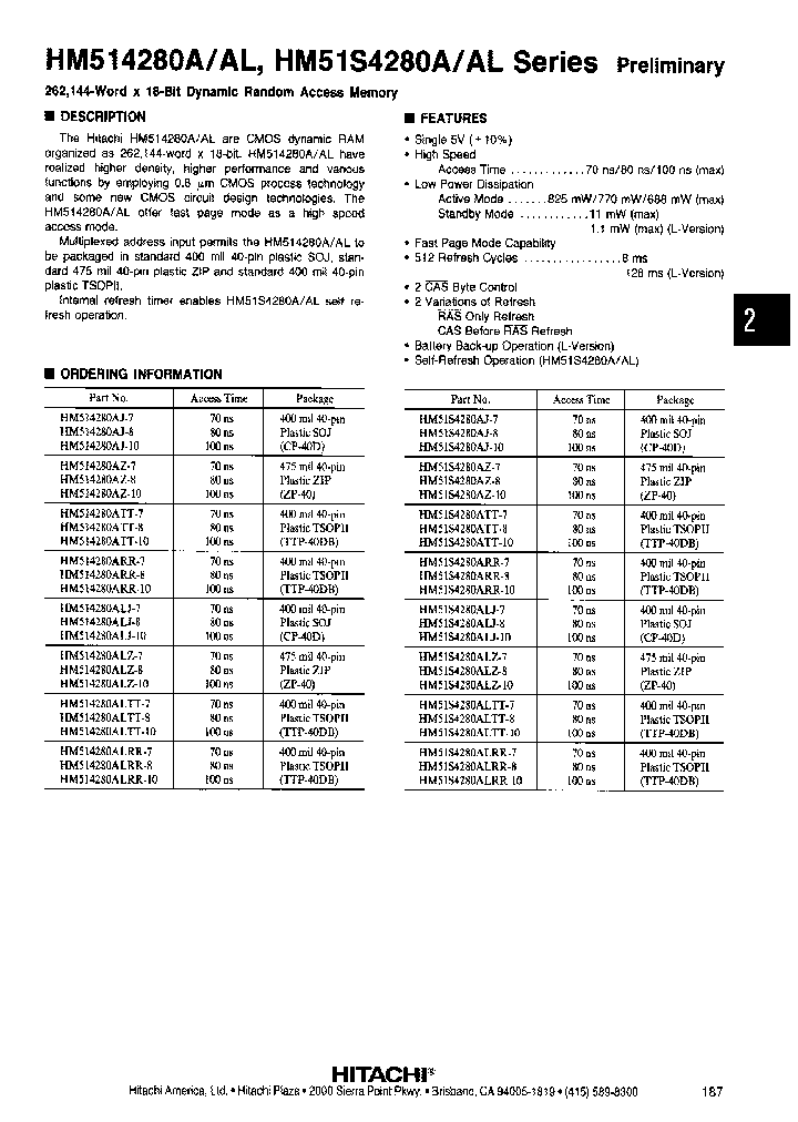 HM514280ALZ-7_7883140.PDF Datasheet