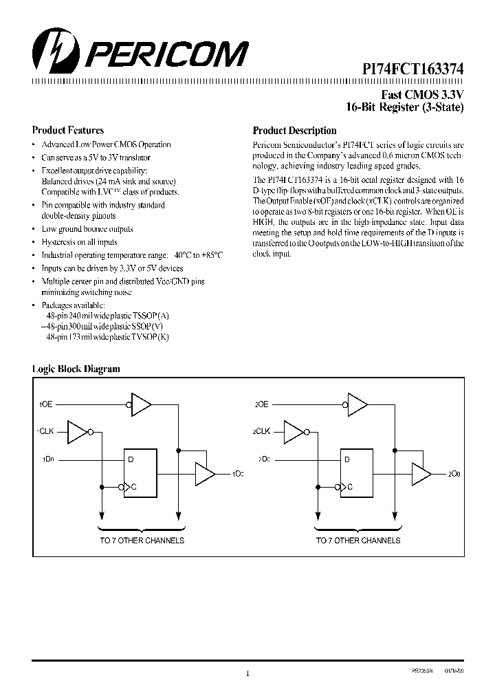 PI74FCT163374_7883280.PDF Datasheet