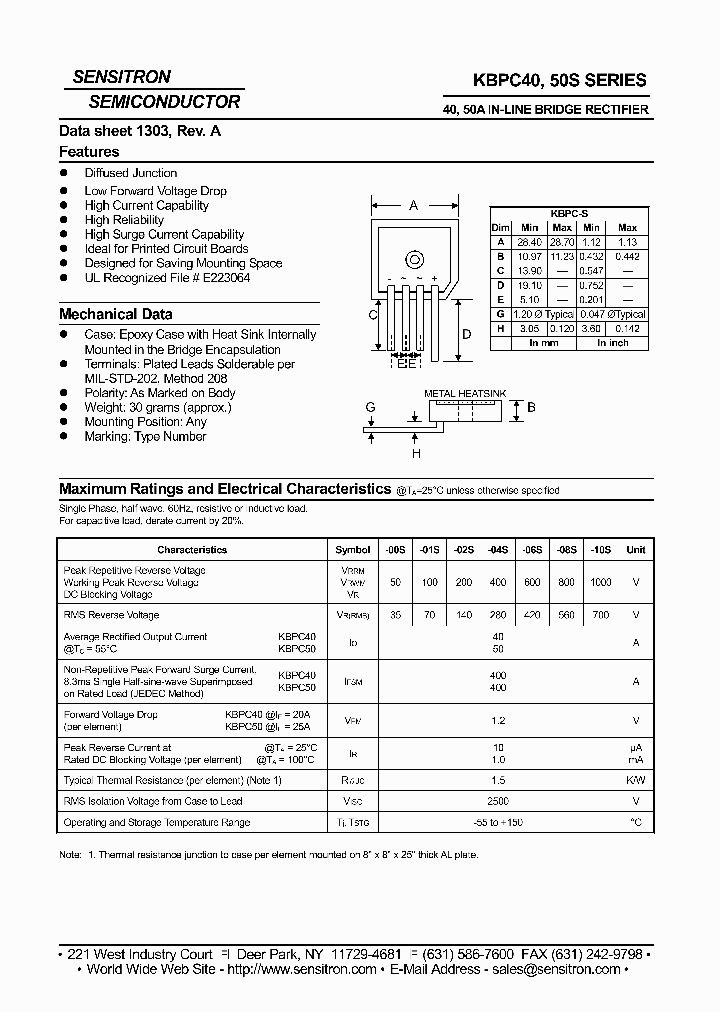 KBPC50-02S_7879756.PDF Datasheet