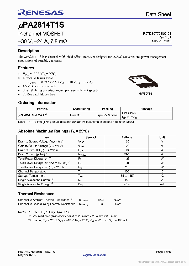 UPA2814T1S_7780073.PDF Datasheet