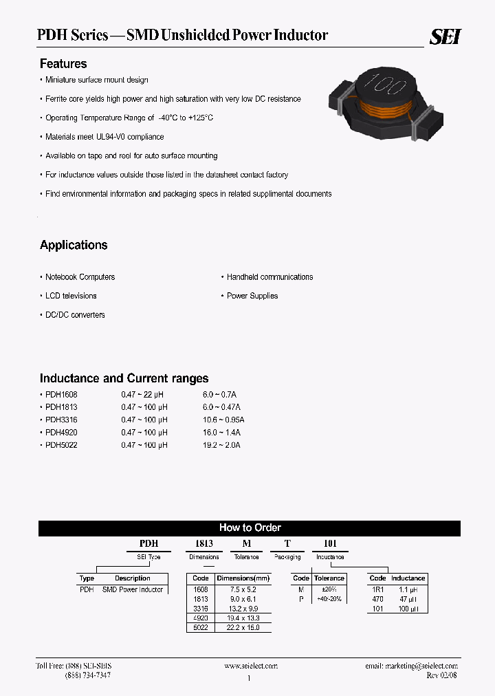PDH1608MT3R3_7884138.PDF Datasheet