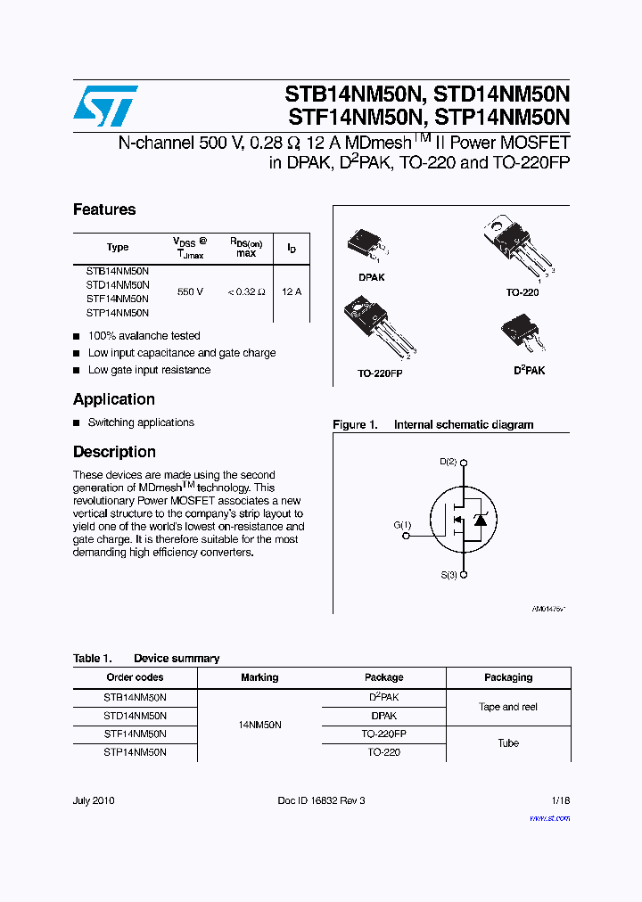 STD14NM50N_7883812.PDF Datasheet