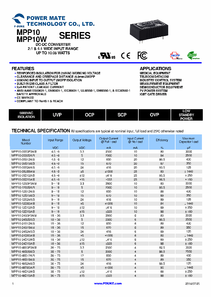 MPP10-05D15AB_7885507.PDF Datasheet