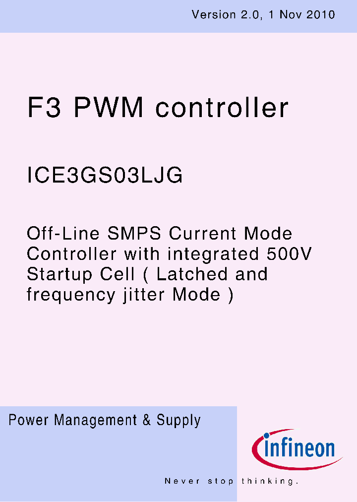 ICE3GS03LJG_7886268.PDF Datasheet