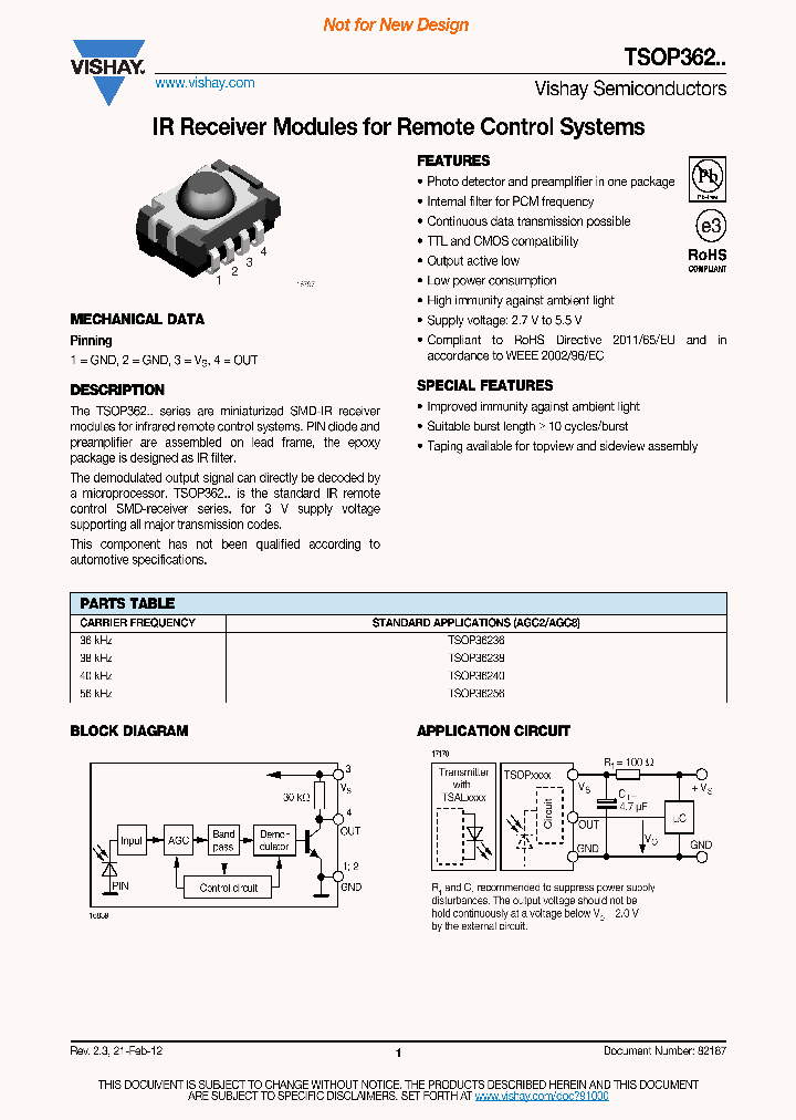 TSOP36256_7883616.PDF Datasheet
