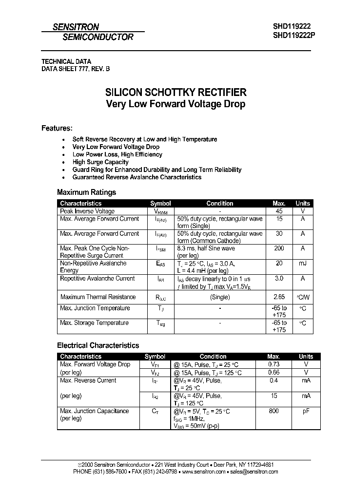 SHD119222_7887368.PDF Datasheet