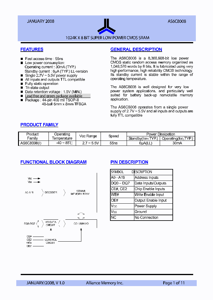 AS6C8008_7887125.PDF Datasheet