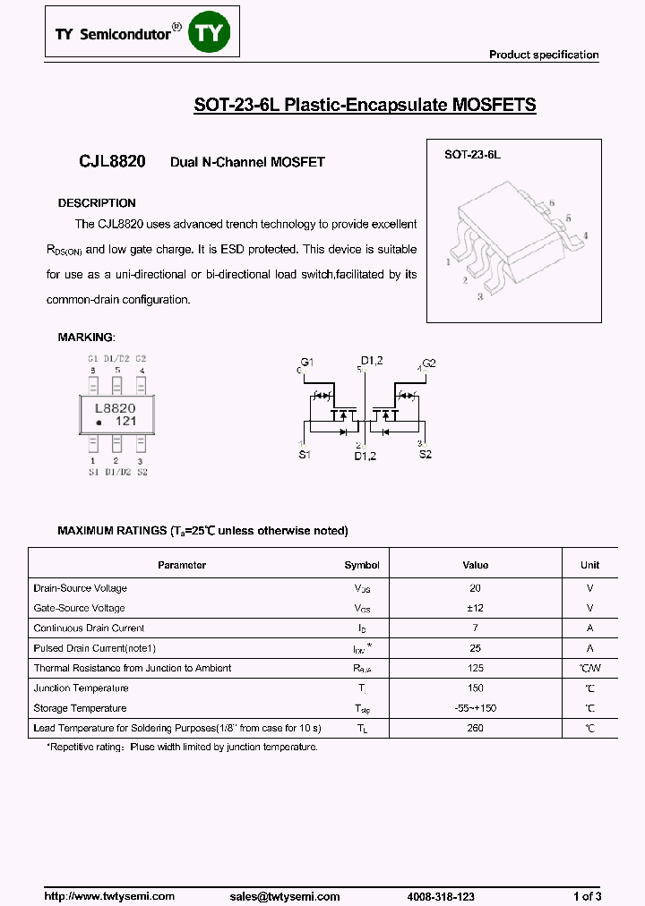 CJL8820_7888387.PDF Datasheet