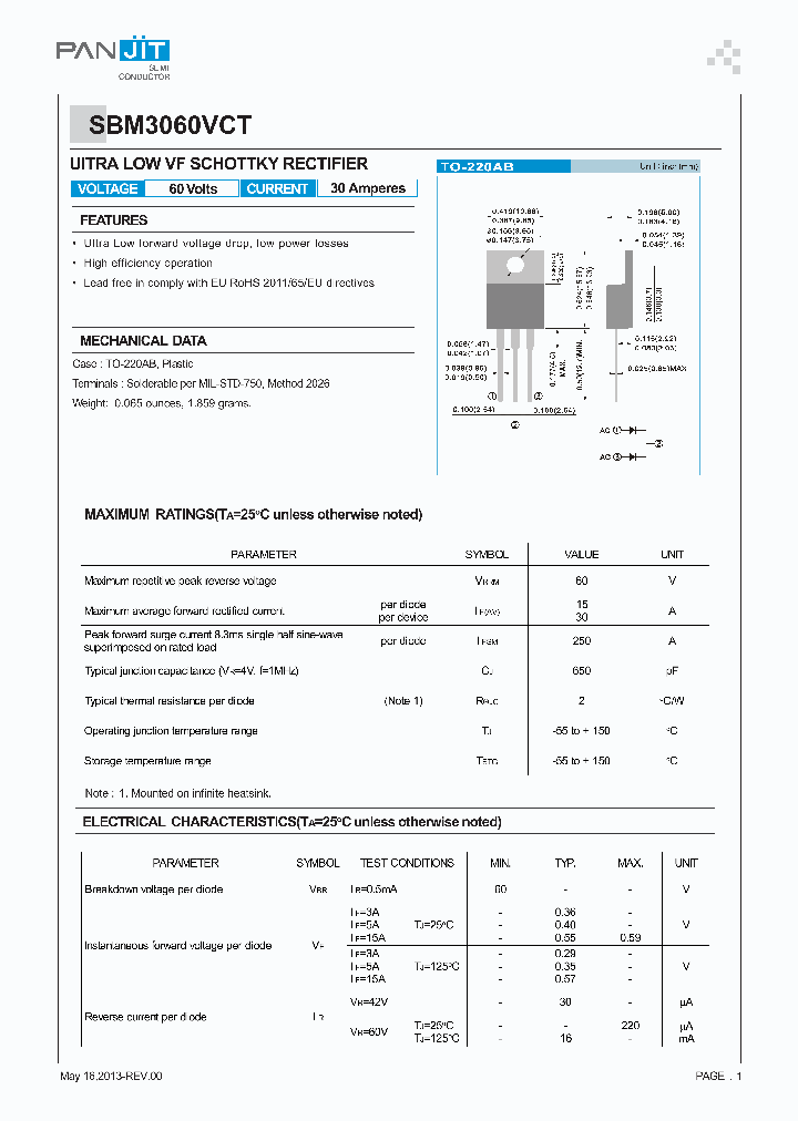 SBM3060VCT_7891155.PDF Datasheet