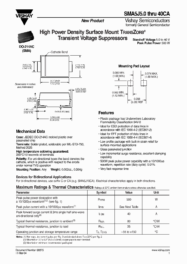 SMA5J22A_7783034.PDF Datasheet