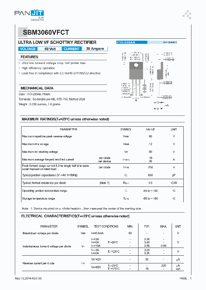 SBM3060VFCT_7891157.PDF Datasheet