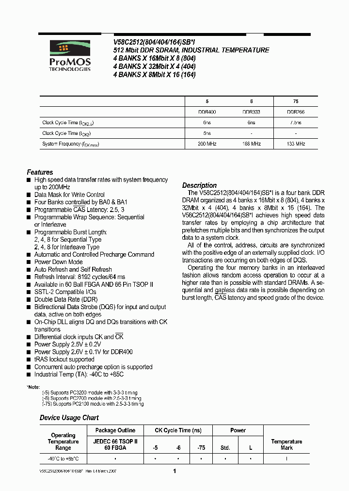 V58C2512404SBI6I_7890288.PDF Datasheet