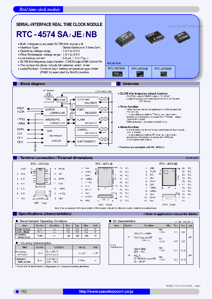 RTC4574NB_7778690.PDF Datasheet