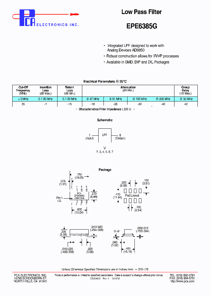 EPE6385G_7892850.PDF Datasheet