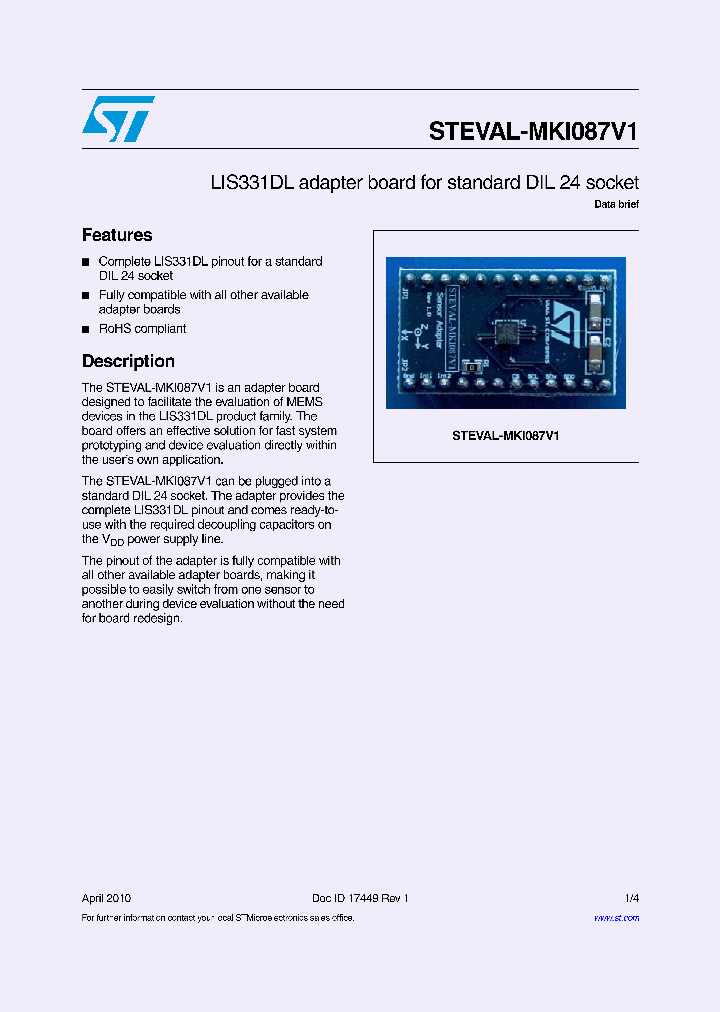 STEVAL-MKI087V1_7893649.PDF Datasheet