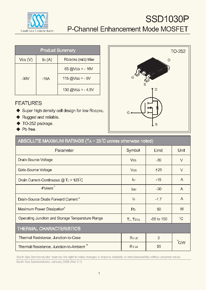 SSD1030P_7783507.PDF Datasheet
