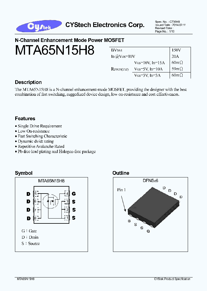 MTA65N15H8_7893954.PDF Datasheet